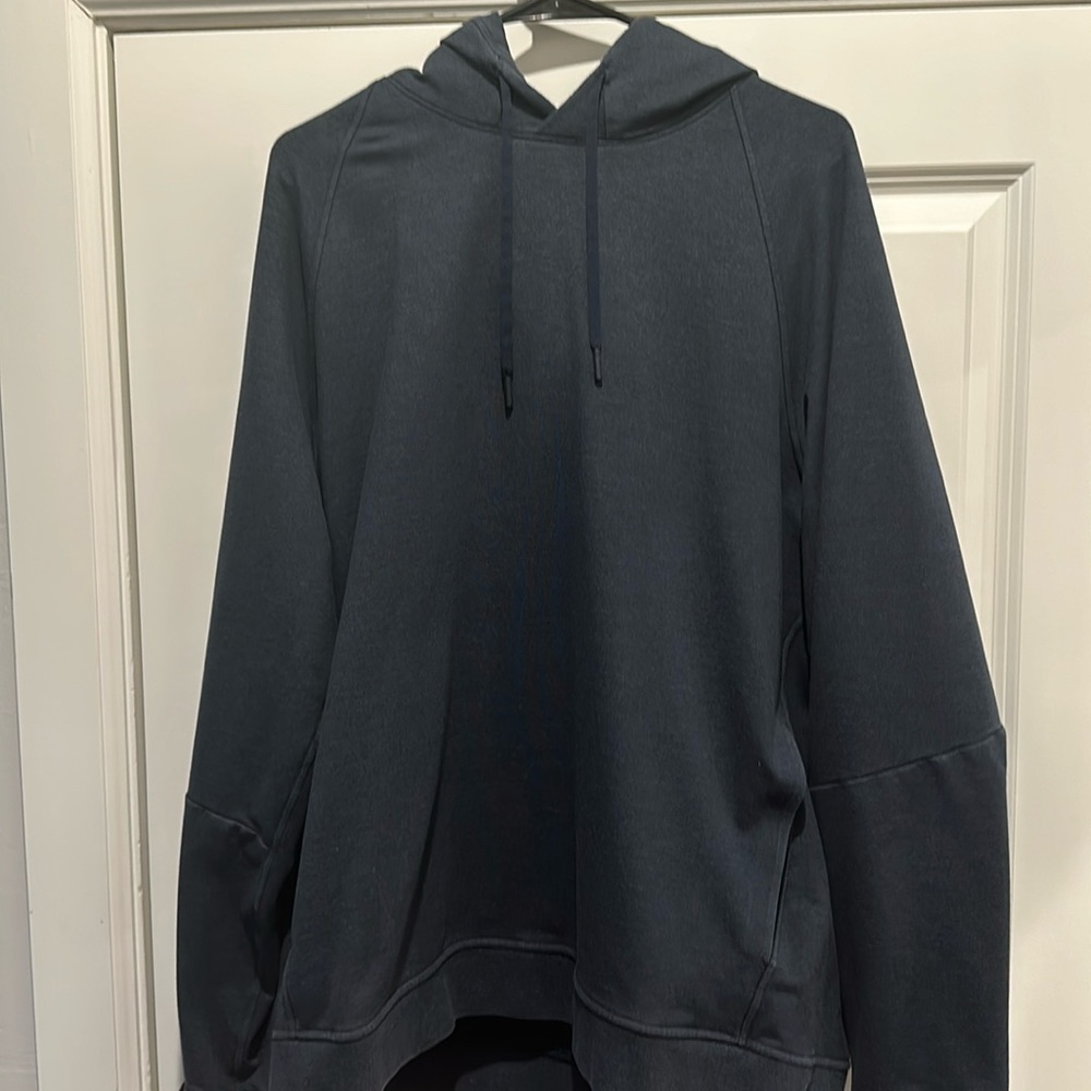 Lululemon City Sweat Pullover sweater Hoodie French Terry size  XXL  color blue